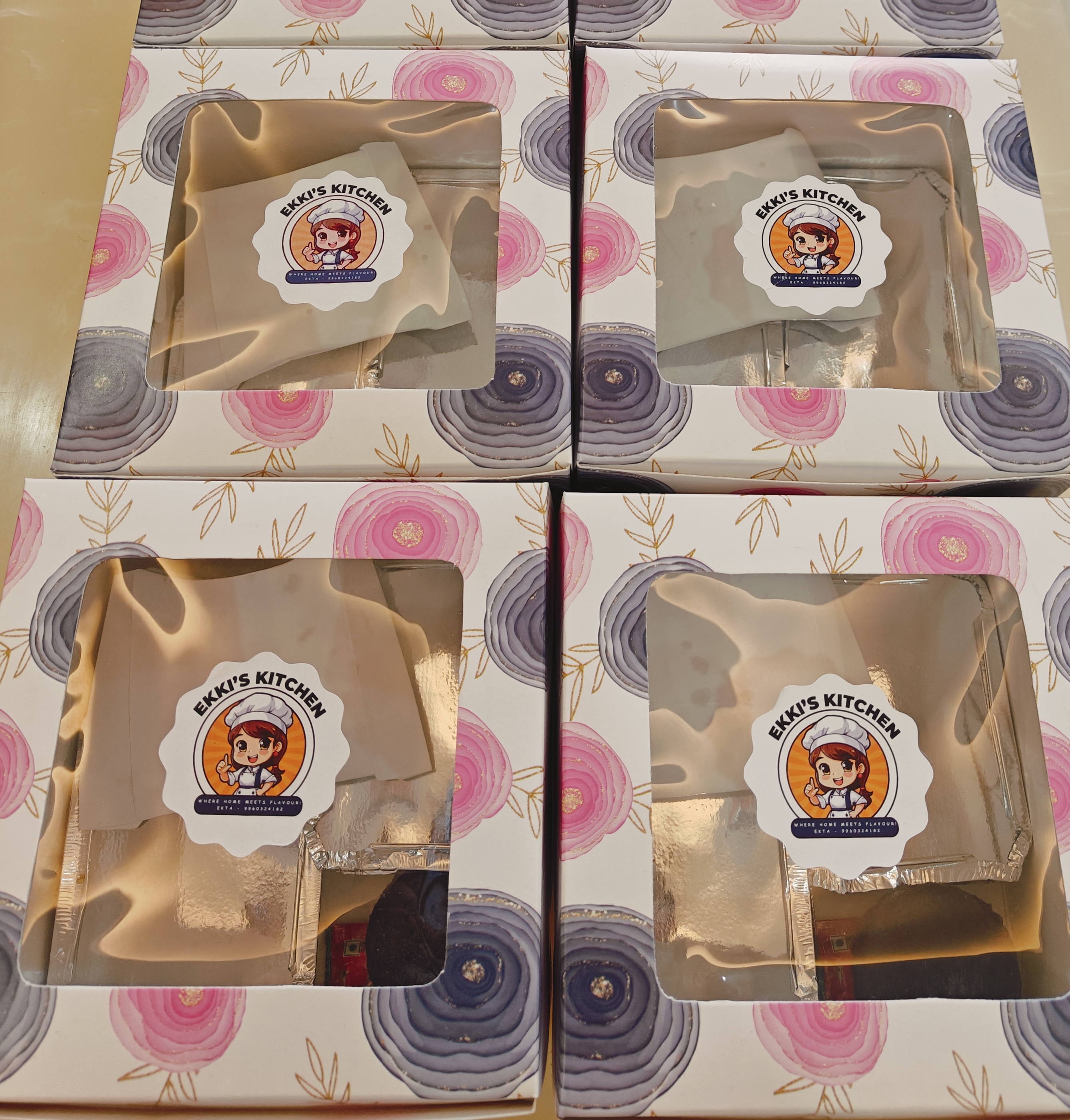 Vegetarian packed snack boxes ready for delivery